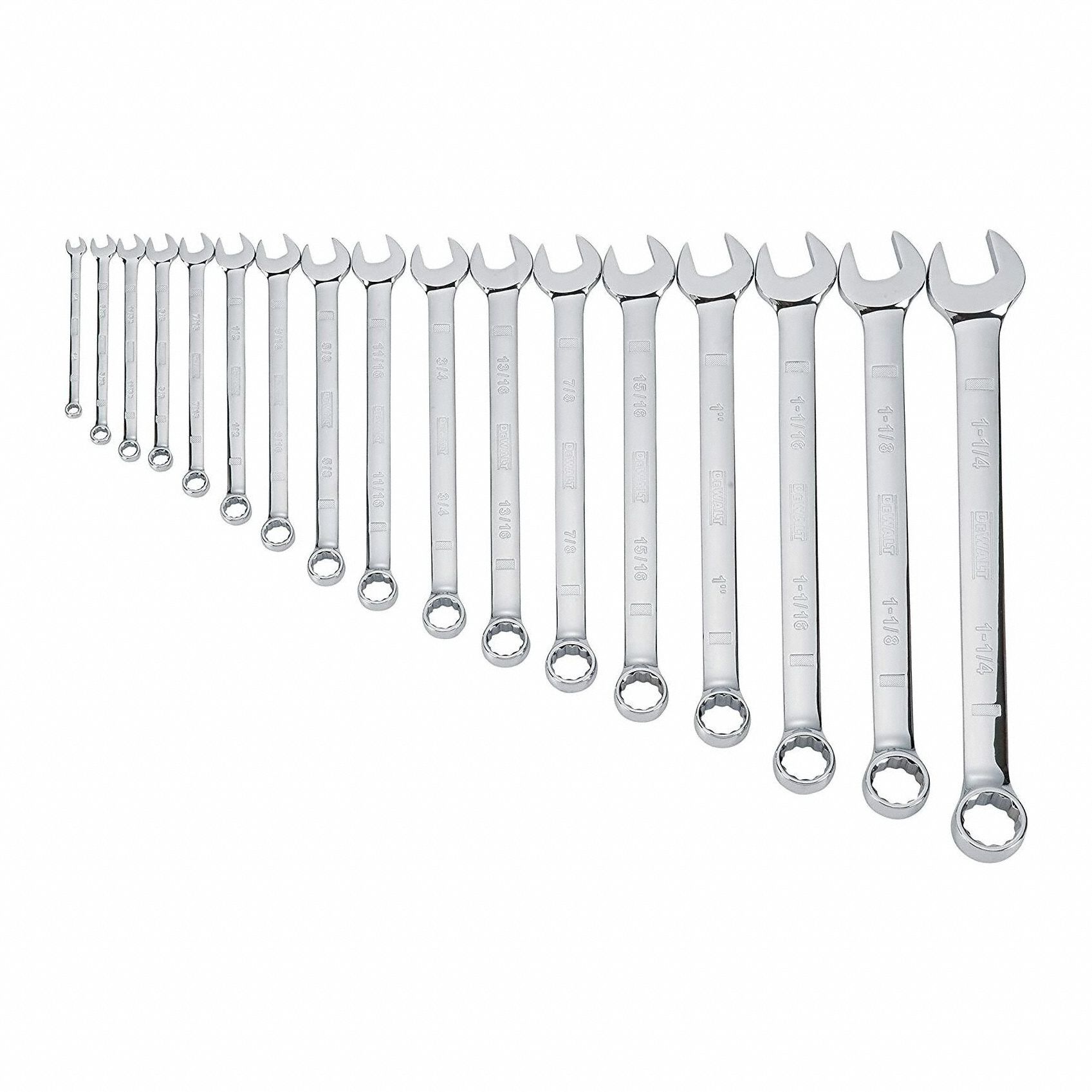 Wrench Set Combo Full Polish 17pcs