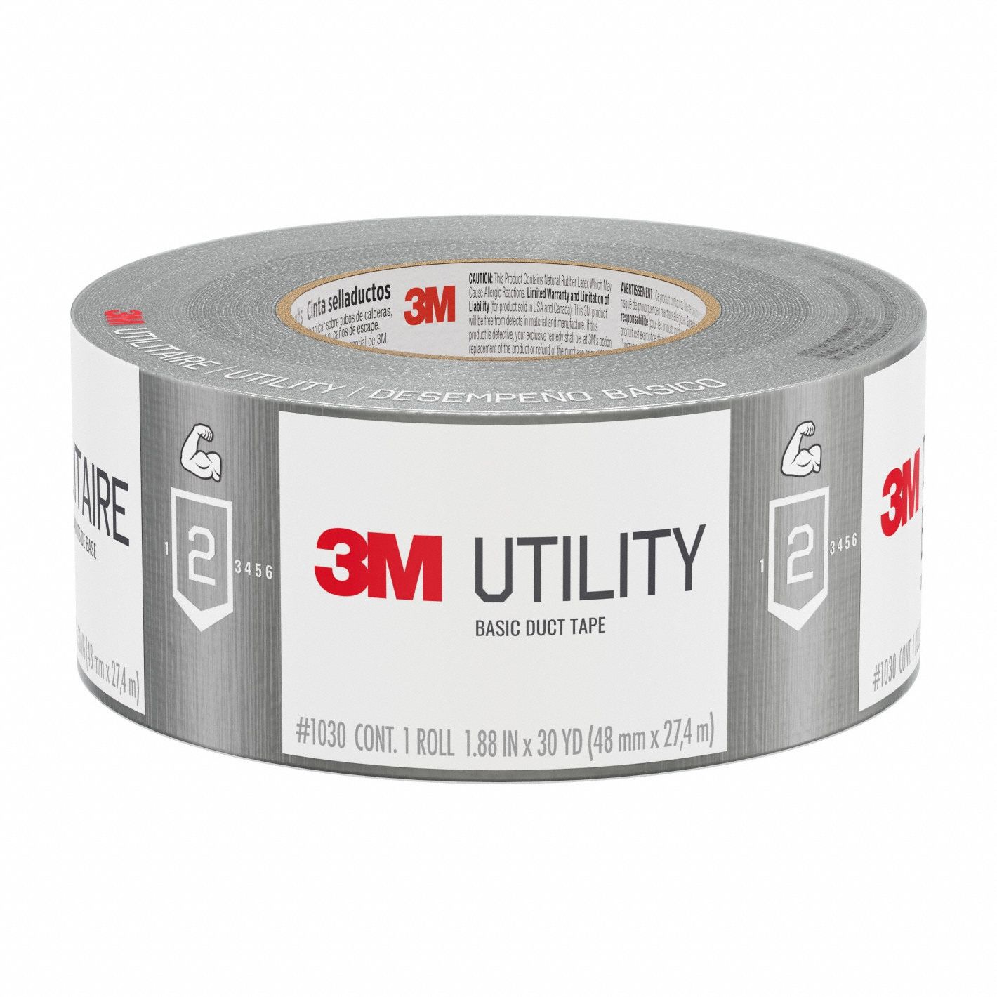 Duct Tape Gray 30 yd L 1-7/8 in W