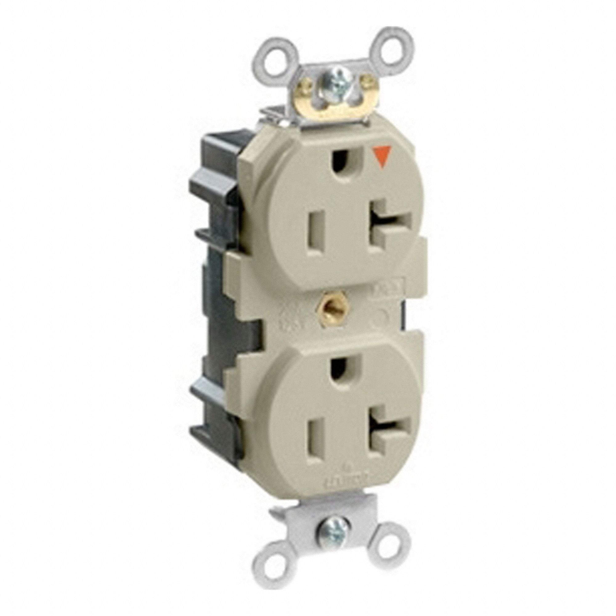 Lev-Lok IG Rec 20A 125V Ivr