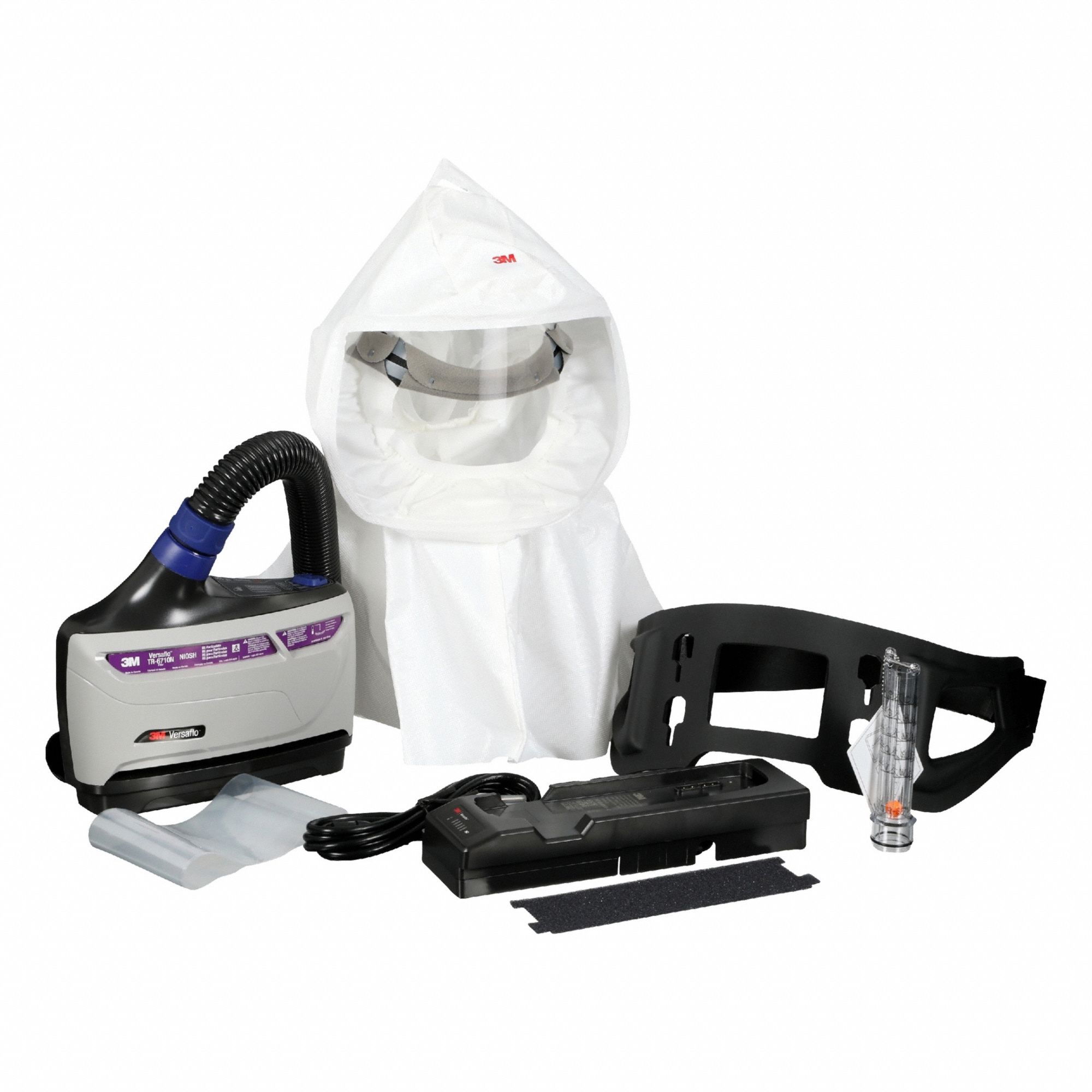 PAPR System Kit Full Hood Belt-Mount