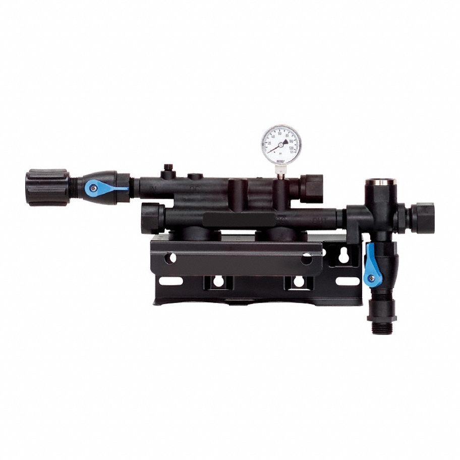 Water Filter Head: 3/4 in, FNPT, 8 1/2 in Overall Ht, 16 5/8 in Overall Wd