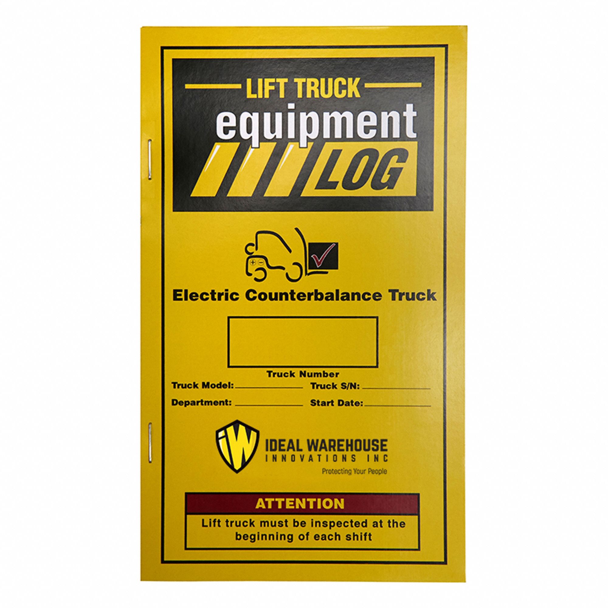 Replacement Log Books for Electric Counterbalance: 4 PK