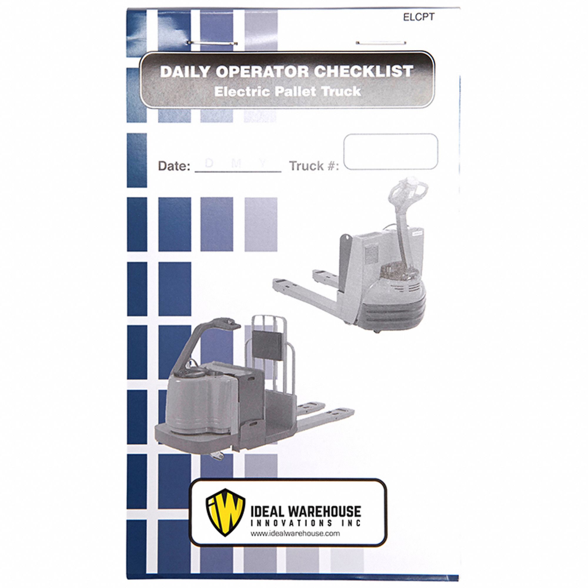 REPLACEMENT CHECKLIST,PALLET TRUCK,5PK