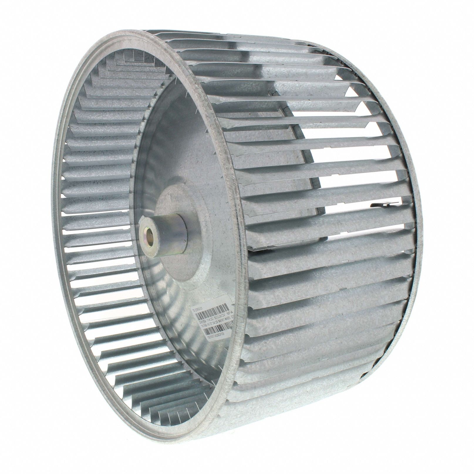 Blower Wheel: Forward-Curved, 11 15/16 in Dia, 10 11/16 in W, CW Hub End, Aluminum/Steel Wheel