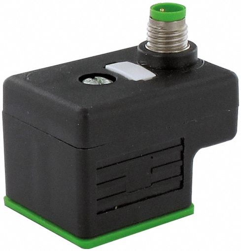 MURRELEKTRONIK Solenoid Coil Connector: DIN 43650 Form A, 24V AC/DC, M8, Indicator Light Included (MPN 7000-88905-0000000). Key specifications — attr1078676: MURRELEKTRONIK; attr1078675: 7000-88905-0000000; attr1078682: DIN 43650 Form A; attr1078690: Indicator Light Included; attr1078697: M8; attr1078703: 24V AC/DC.
