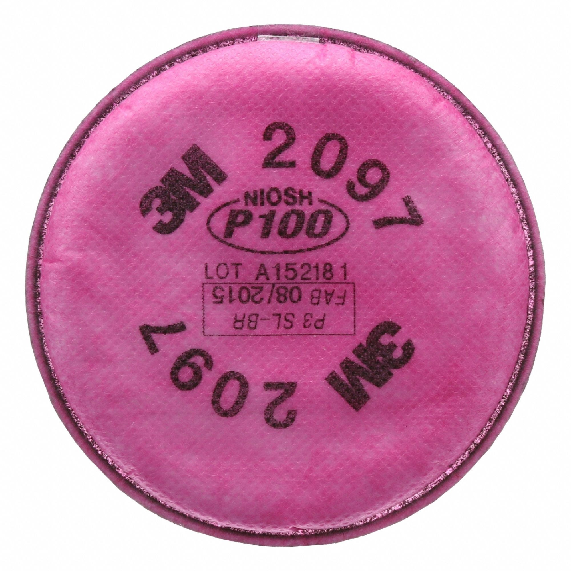 Filter: Nuisance Organic Vapor/P100, Magenta Color, Bayonet, 2 PK