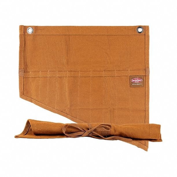 BUCKET BOSS, Brown, 11 Pockets, Wrench Roll 52NZ0370003 Grainger