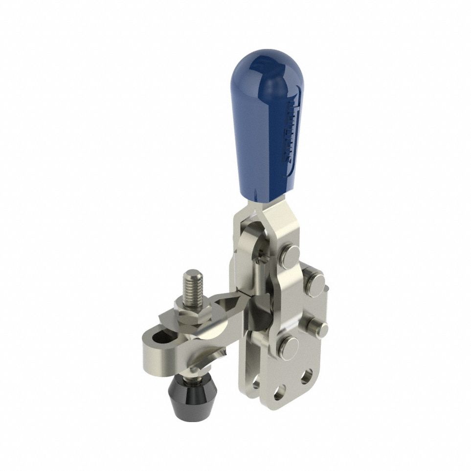 JERGENS Hold-Down Toggle Clamp: Vertical Handle, Bar Base Mounting, 225 lbf Holding Capacity - Max (MPN 70004). Key specifications — attr668198: JERGENS.