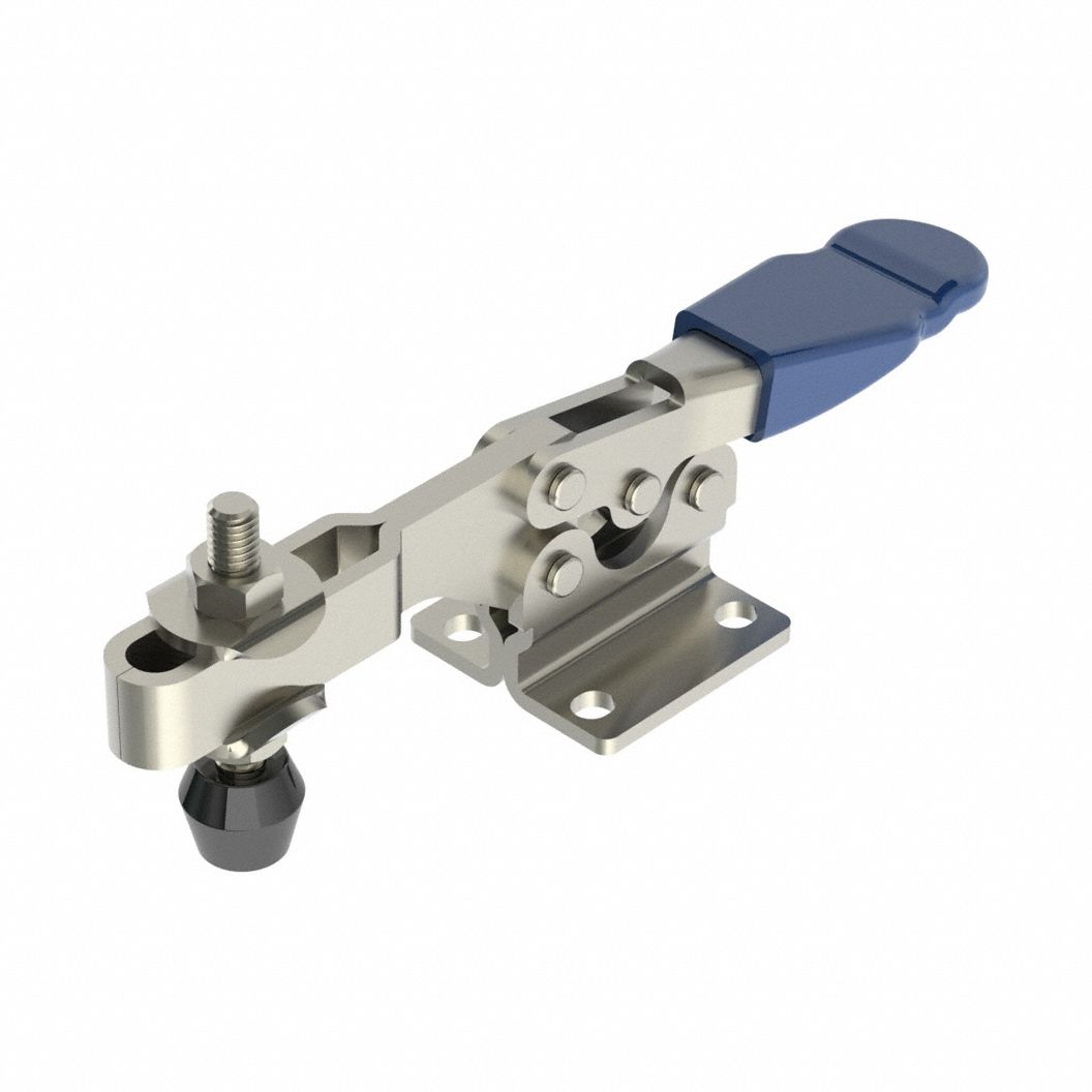 JERGENS Hold-Down Toggle Clamp: Horizontal Handle, Flange Base Mounting, 2.45 in Arm Lg (MPN 70020). Key specifications — attr668198: JERGENS.