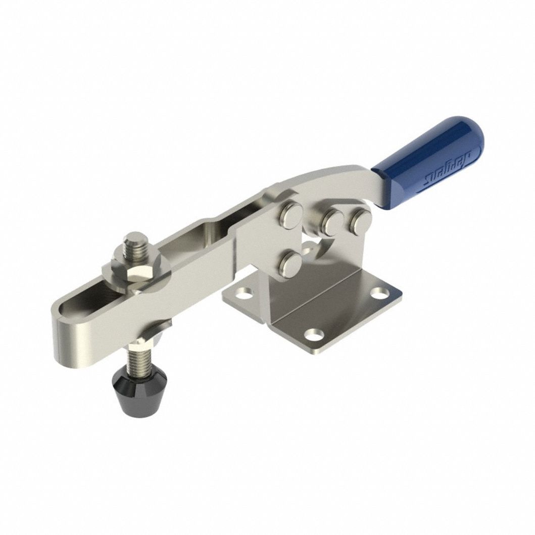 JERGENS Hold-Down Toggle Clamp: Horizontal Handle, Flange Base Mounting, 4.3 in Arm Lg (MPN 70024). Key specifications — attr668198: JERGENS.