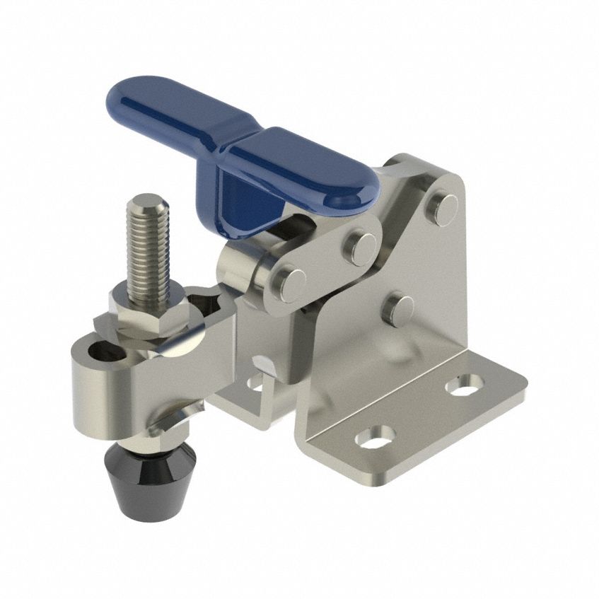 JERGENS Hold-Down Toggle Clamp: Horizontal Handle, Flange Base Mounting, 2.7 in Arm Lg (MPN 70028). Key specifications — attr668198: JERGENS.