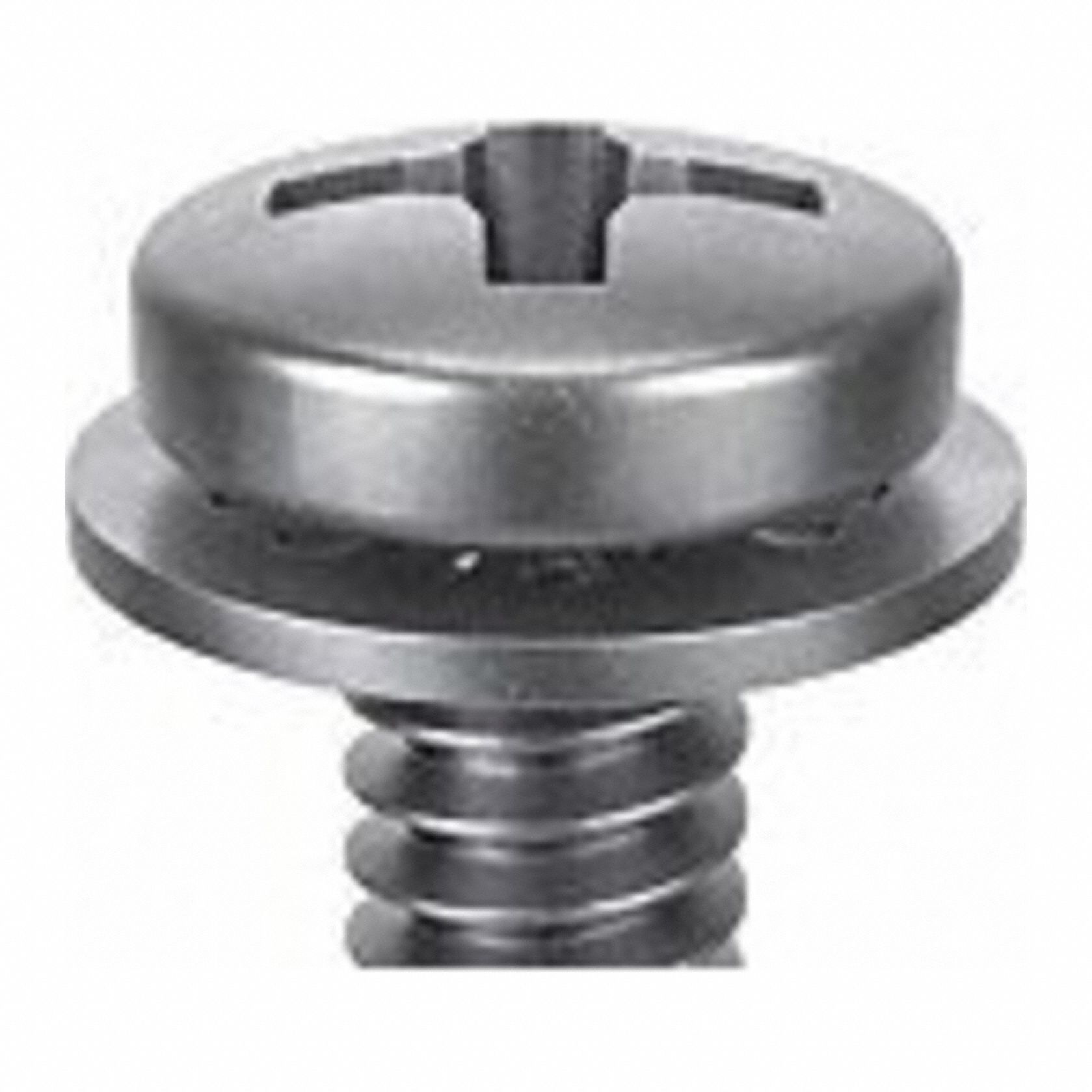 SEMS Screw: Internal Tooth, M4x0.70 Thread Size, 25 mm Lg, Stainless Steel, Passivated, Pan, 5 PK