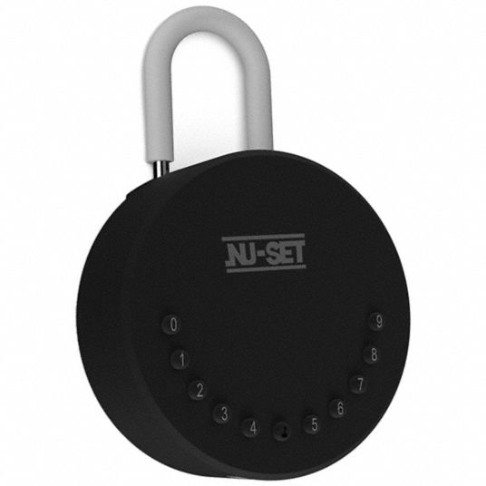 NUSET, Padlock, Combo, Lock Box 796AN170123 Grainger