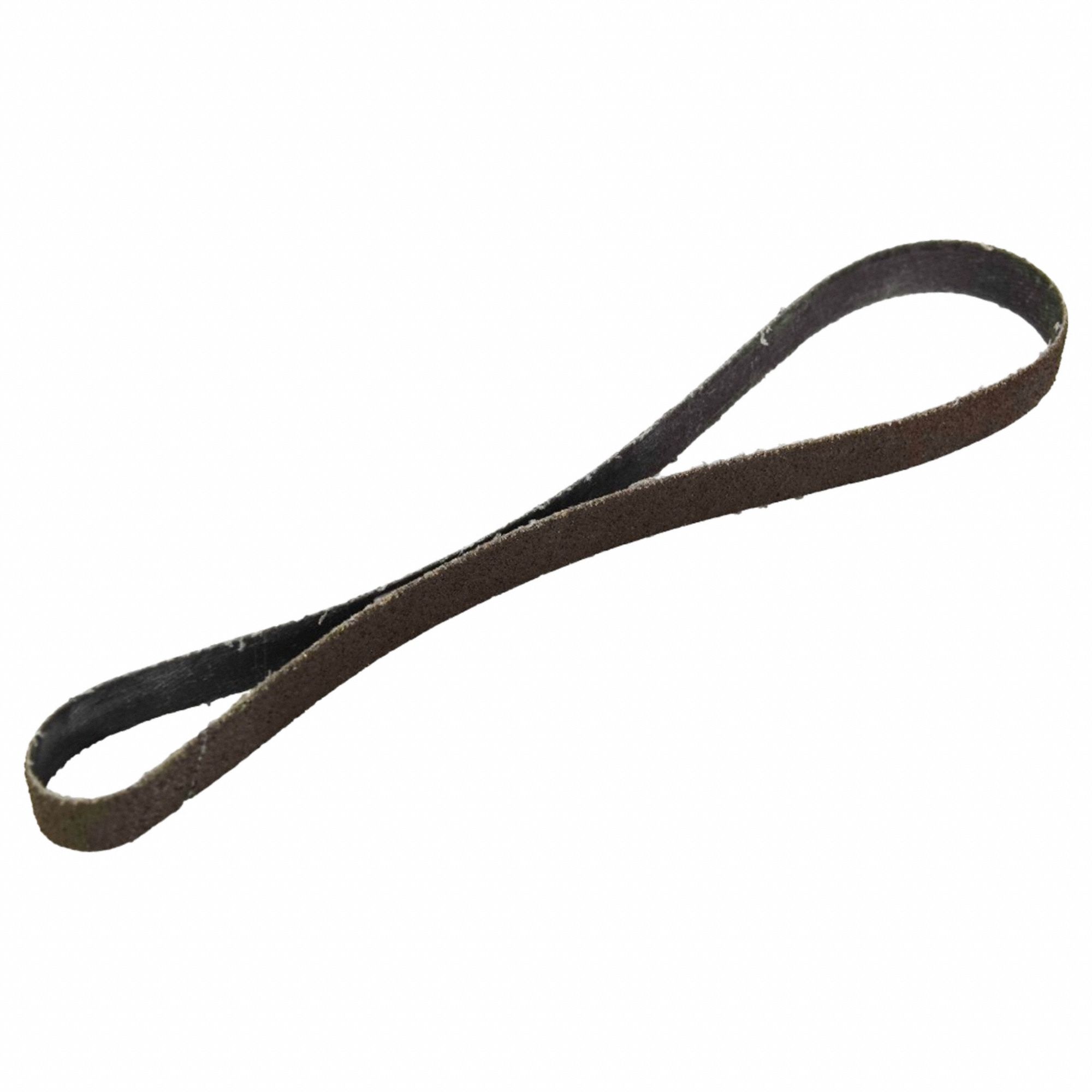 Sanding Belt: 3/4 in W x 20 1/2 in L, Aluminum Oxide, 36 Grit, X Wt Cotton Backing