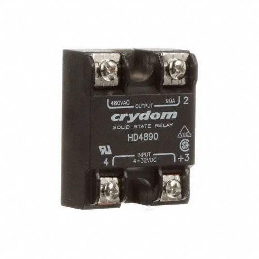 Solid State Relay: Surface Mounted, 90 A Max Output Current, SCR, AC Output