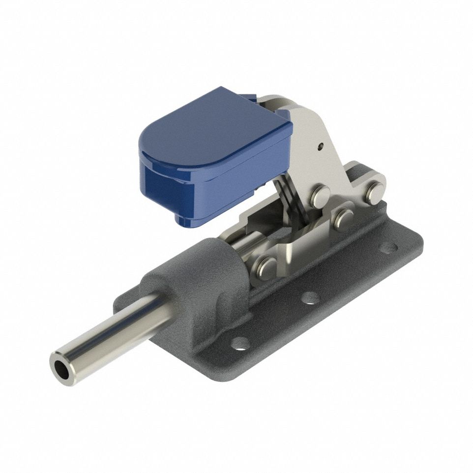 JERGENS Straight-Line Toggle Clamp: Flange Base Mounting, Locking Horizontal Handle, 5/16-18 (MPN 70158). Key specifications — Plunger Thread: 5/16-18; Brand: JERGENS.