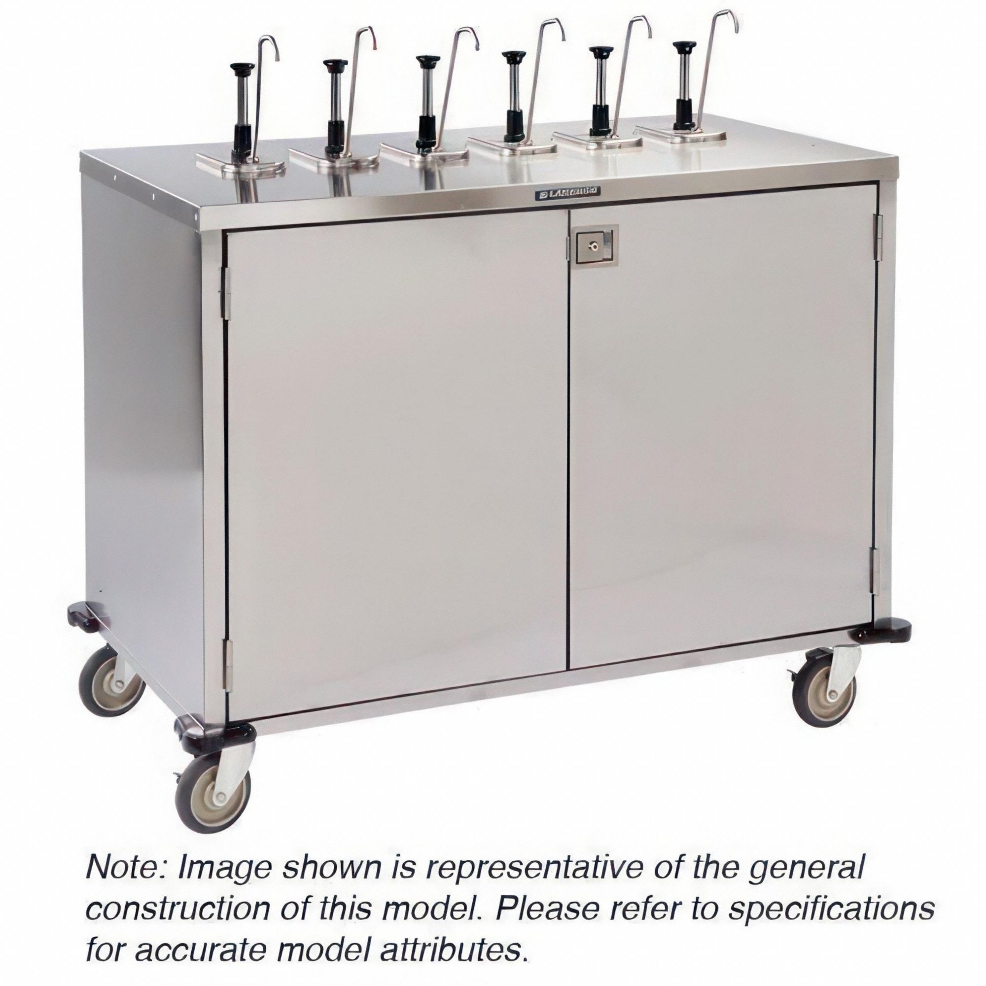 Condiment Cart Stainless Steel