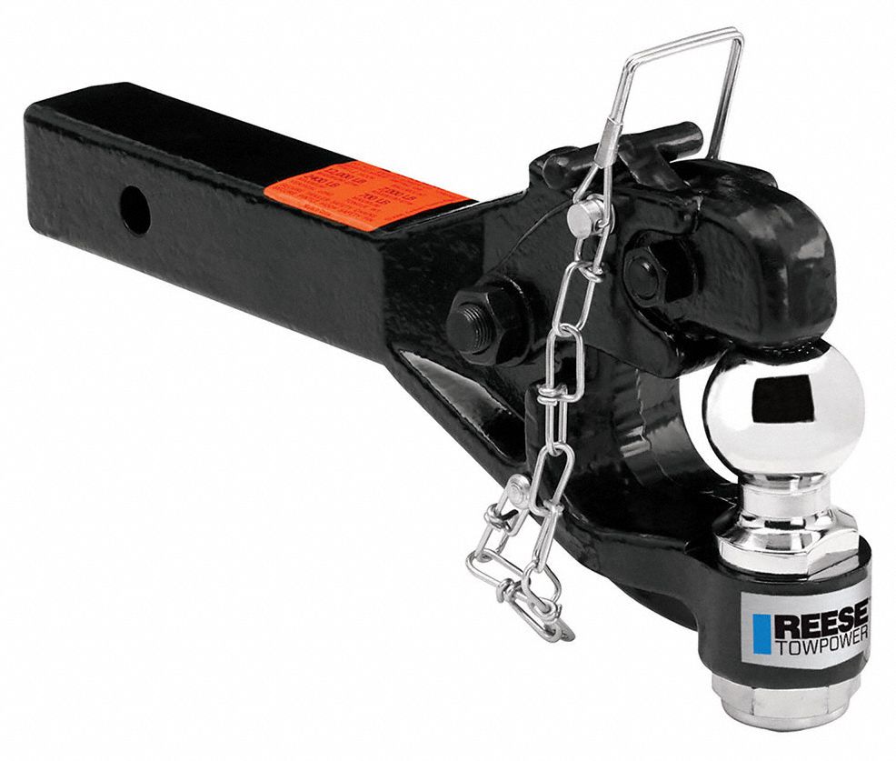 REESE Pintle And Ball Combo: Hitch Mount, 12,000 lb Gross Vehicle Wt ...