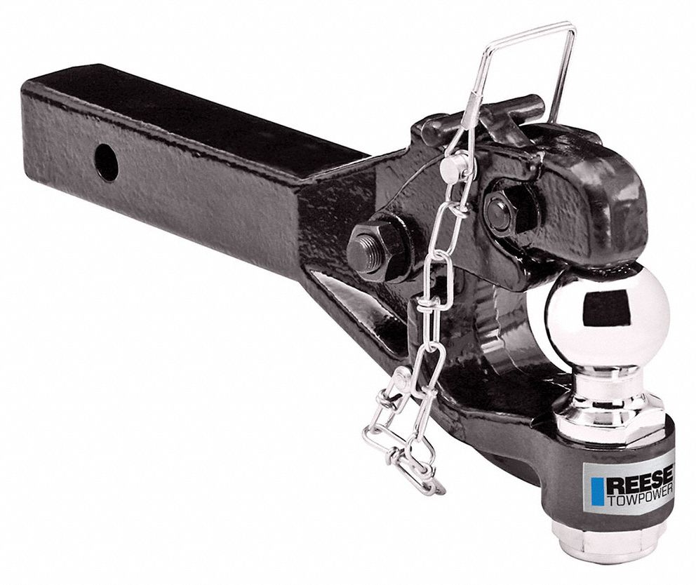 REESE, Hitch Mount, 12,000 lb Gross Vehicle Wt Capacity, Ball Mount w