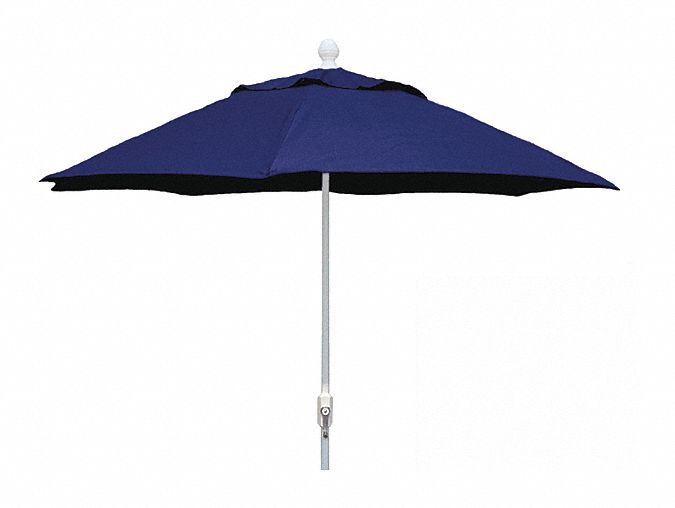 Patio Umbrella CrnkW/Navy Blue 7.5 ft.