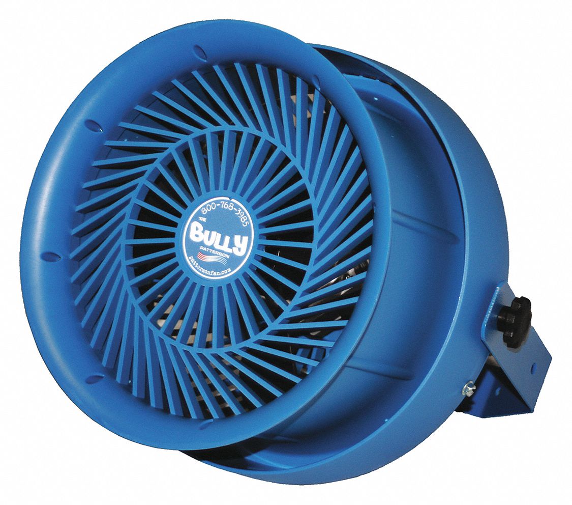 PATTERSON, 10 in Blade Dia, 2,470 cfm, HighVelocity Industrial Fan