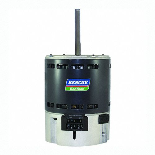 Direct Drive Blower Motor: Belly Band, ECM, Single Phase, 1/2 hp/1 hp, 1, 075 RPM, Auto