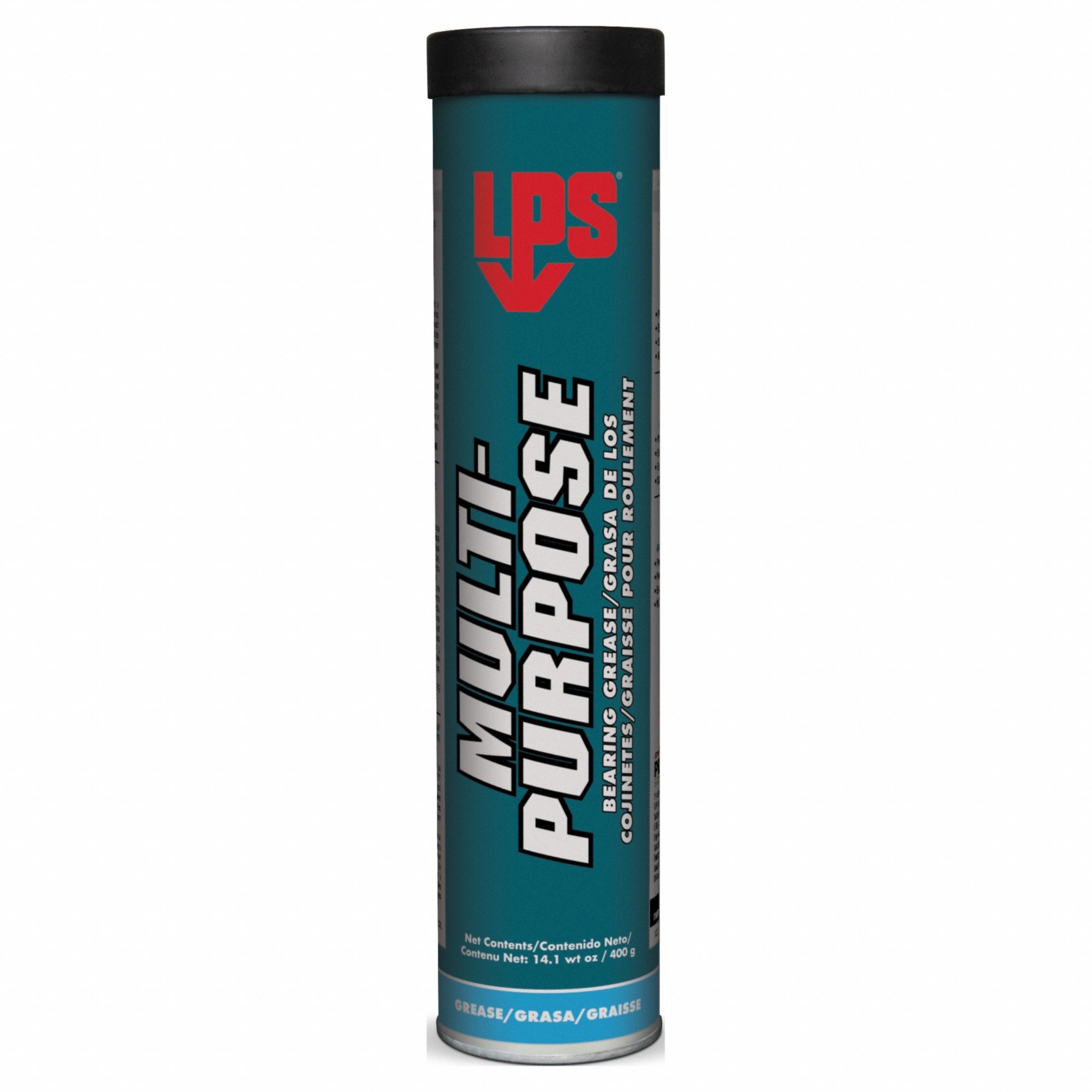 LPS Multipurpose Bearing Grease: Multi-Purpose, 14 oz, Cartridge, NLGI  Grade 2