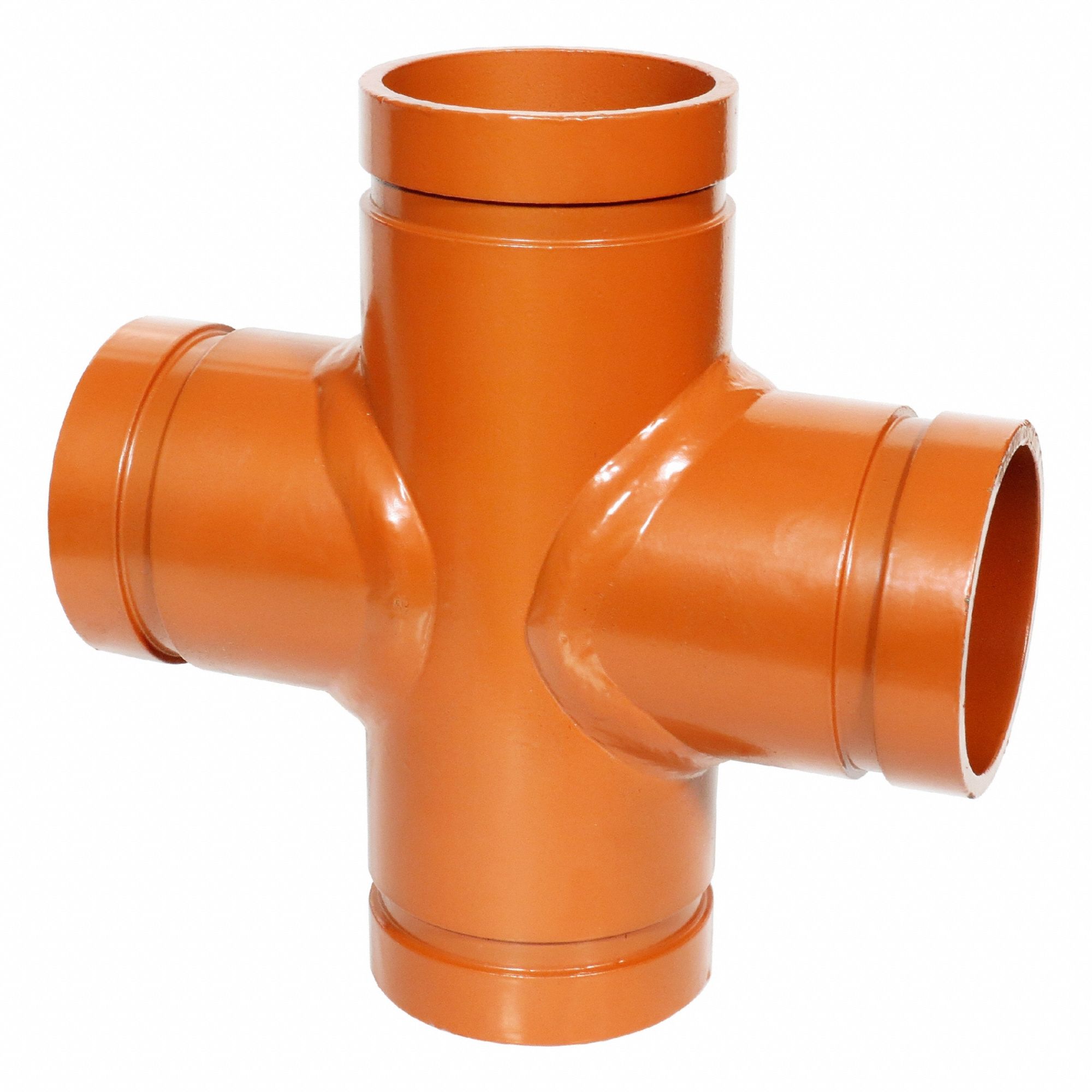 GRUVLOK, Cross, 3 in x 3 in, Metal Pipe Cross - 408GZ9|0390125383 ...