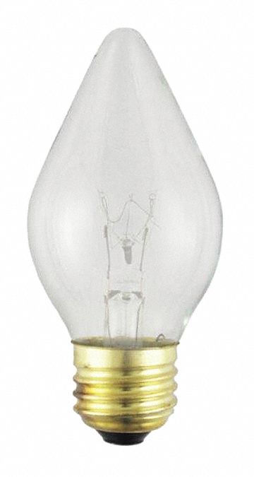 Incandescent, 60 W, C15
