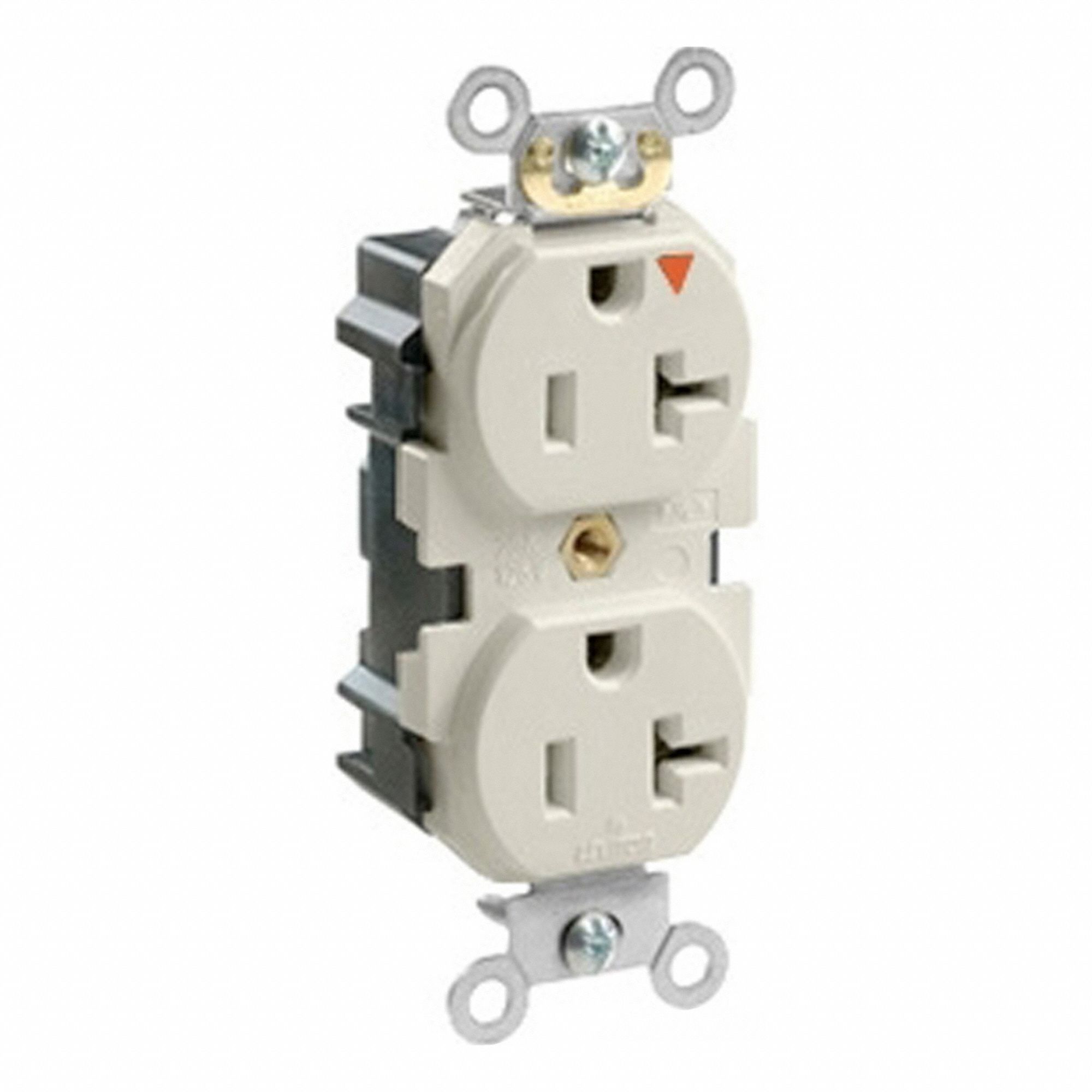 Lev-Lok IG Rec 20A 125V TR LtAl