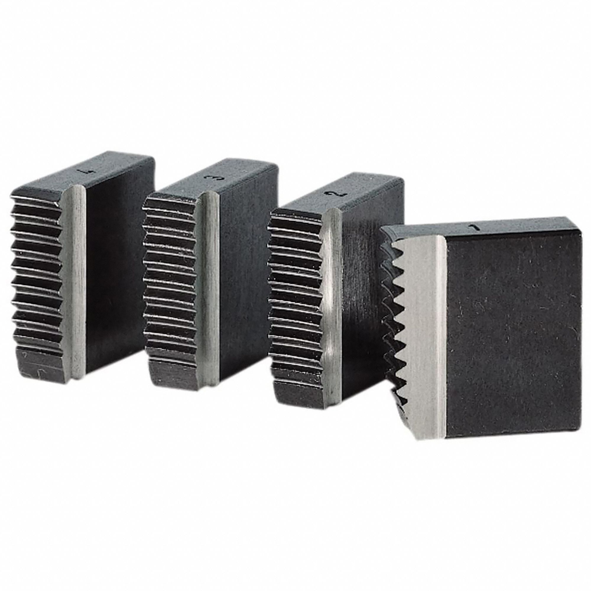 Pipe Threading  Dies: For Rothenberger Handheld Heads, 3/8 in Pipe, NPT, Right Hand, 4 No. of Dies