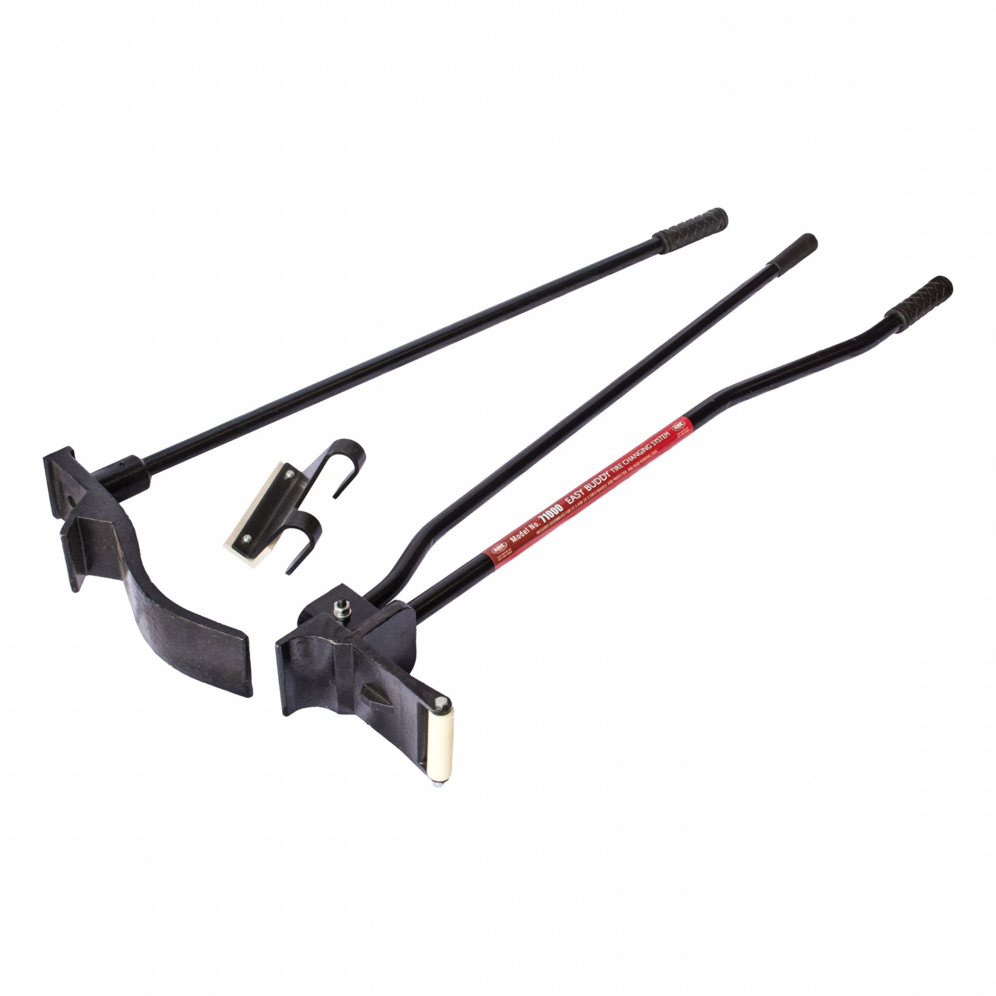 Tire Demounter: Tire Changing System, Truck Tires, Steel, 40 1/2 in Overall Lg