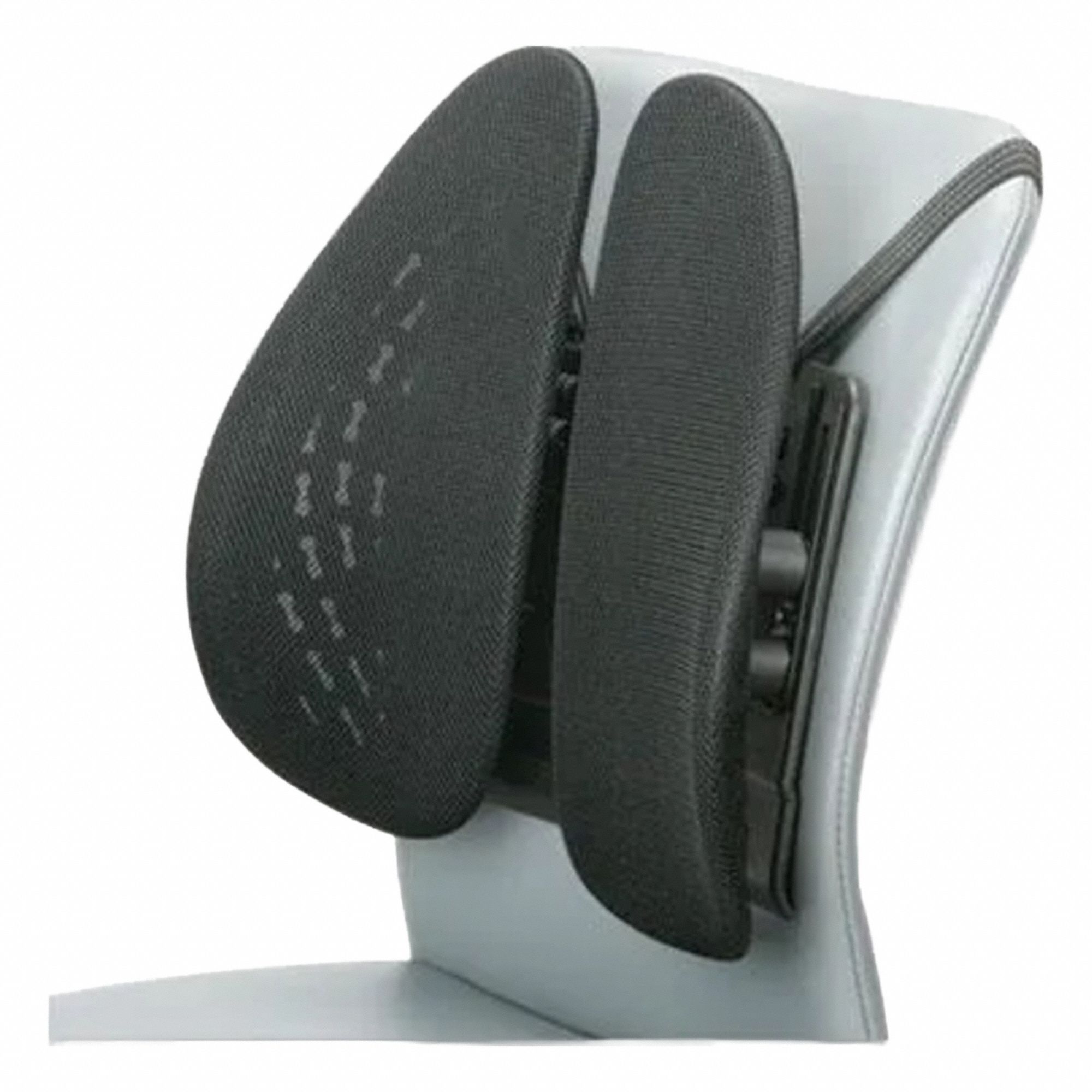 Backrest: Fabric/Nylon, Black, 5 1/2 in Overall Lg, 16 in Overall Wd, 17 1/4 in Overall Ht