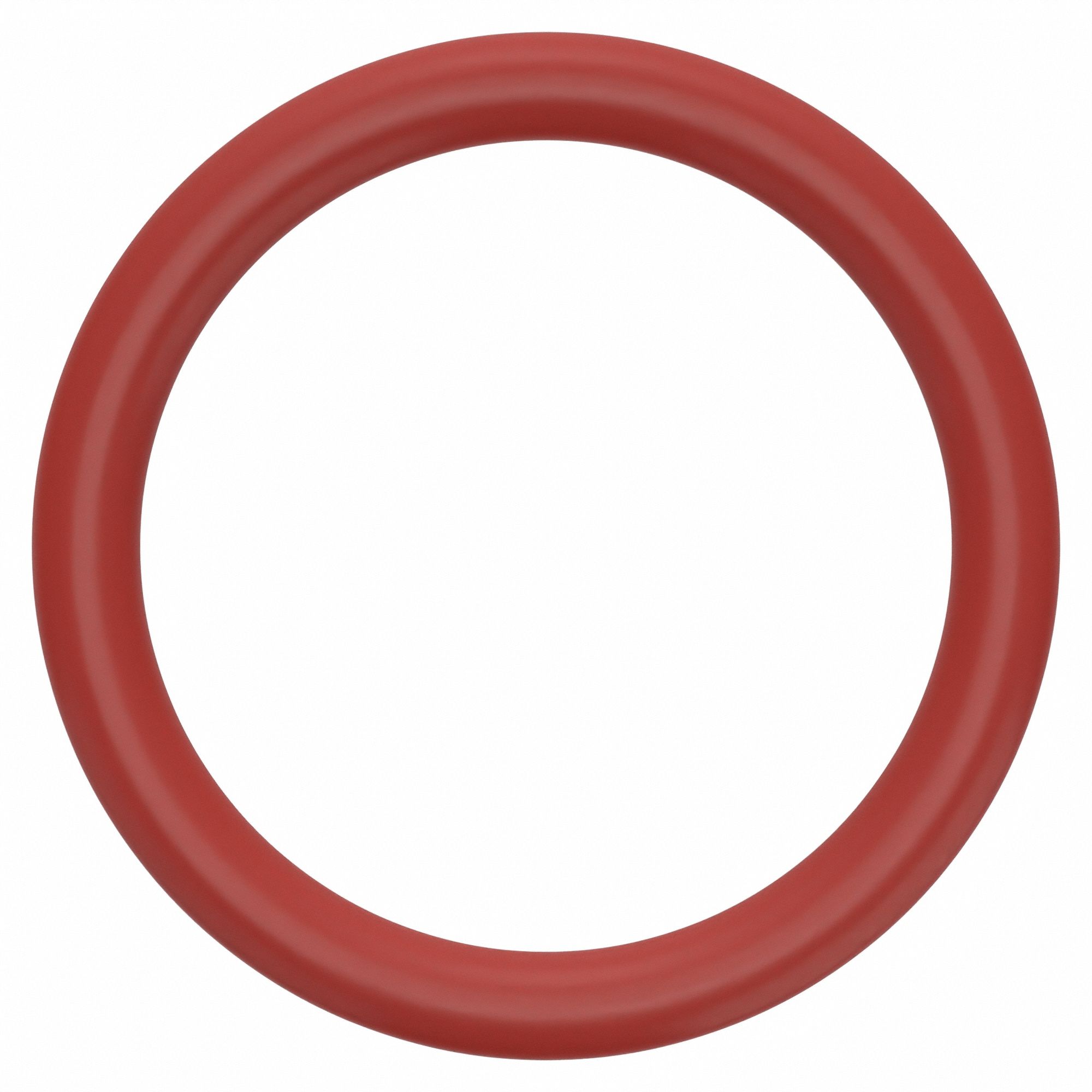 222 Silicone O-Ring, 70A Durometer, Red, 1-1/2 ID, 1-3/4 OD, 1/8 Width  (Pack of 5)