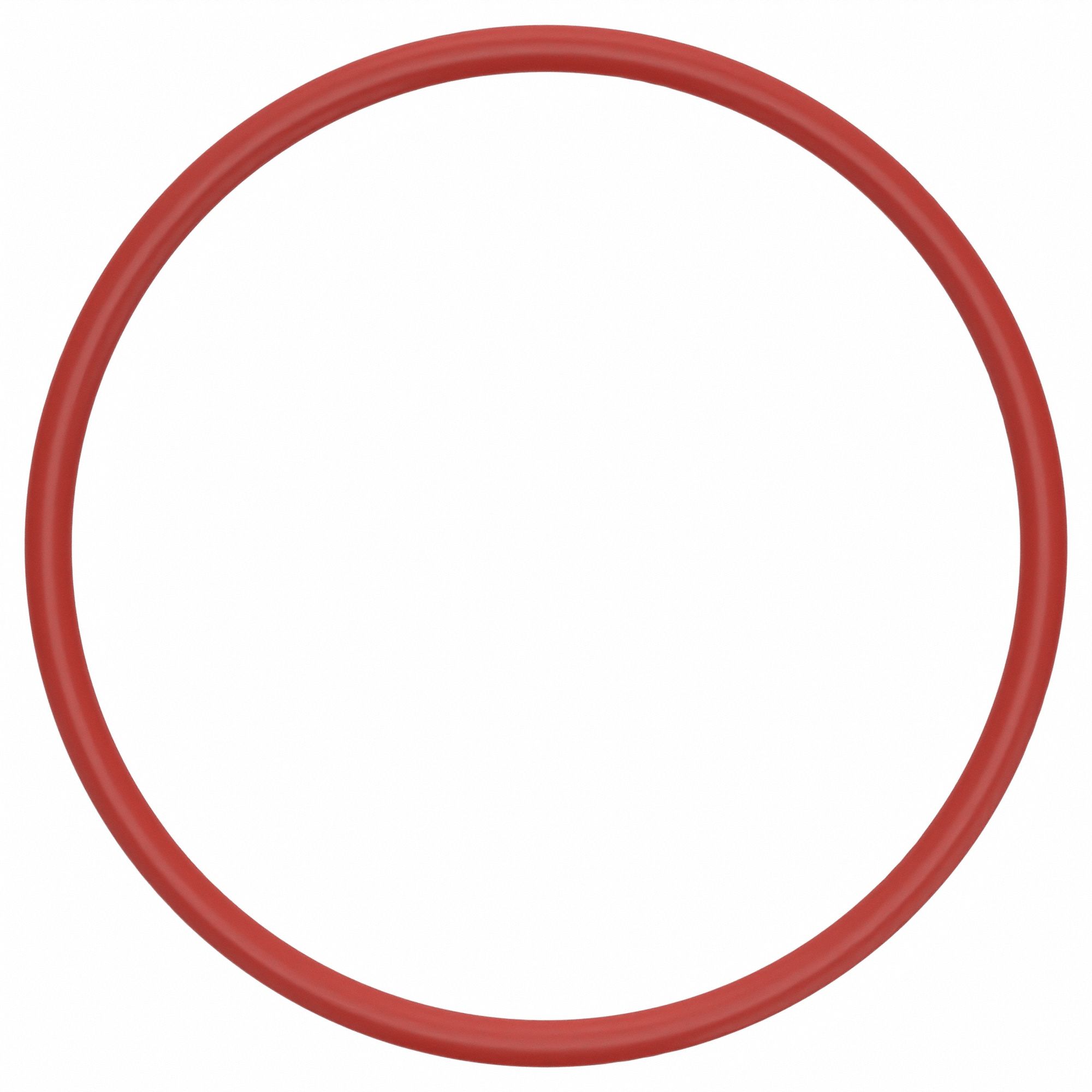 O-Ring: 024, 1 1/8 in Nominal Inside Dia., 1 1/4 in Nominal Outside Dia.,  70 Shore A, Red, 10 PK