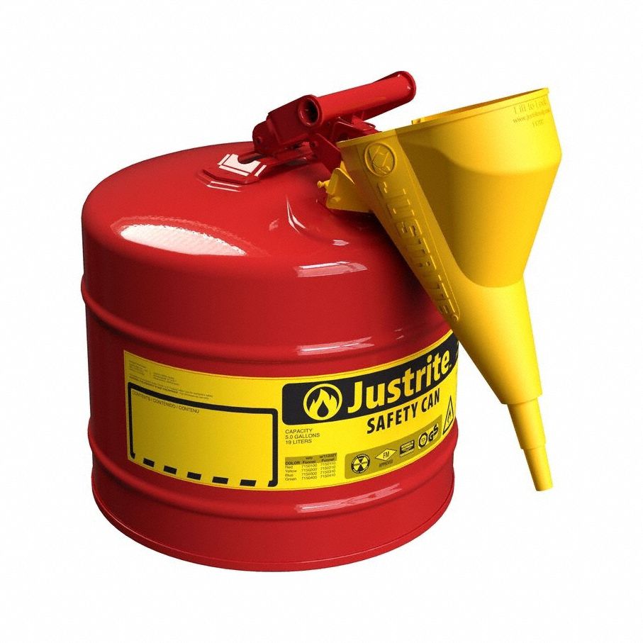 TYPE I SAFETY CAN Steel Red 5 gal