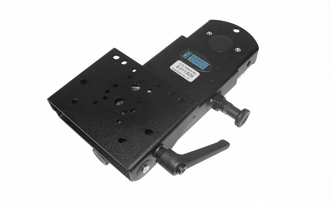 Locking Slide Arm: Device Mount, Passenger Vehicles, Computers/Keyboards, Black