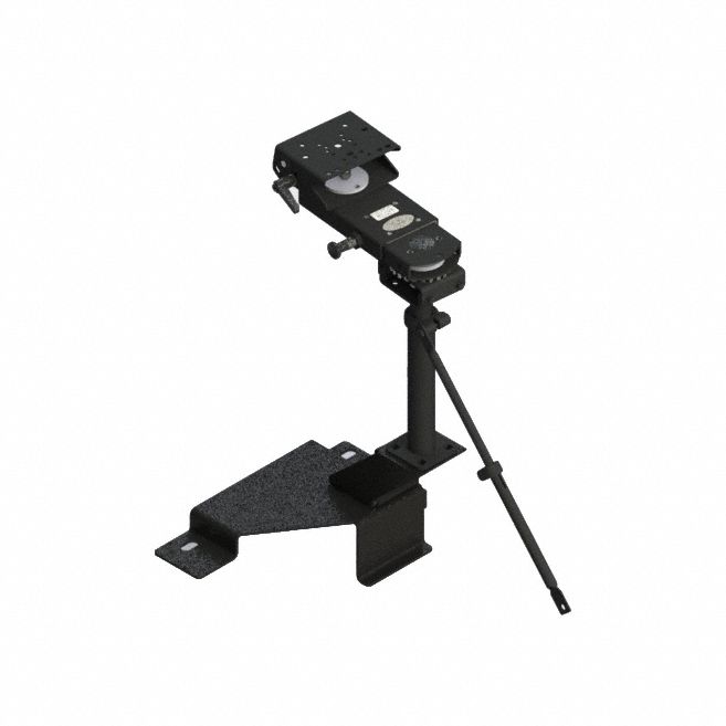 Pedestal Kit: Pedestal Computer Mount, Passenger Vehicles/Police Vehicles, Black