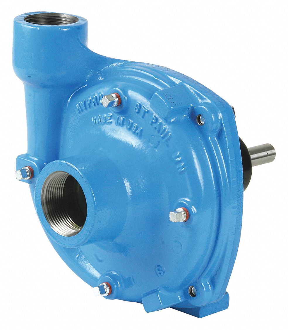 Pedestal Pump: 5/8 in Shaft Out Dia, 1 1/2 in , 1 1/4 in Intake and Discharge Size