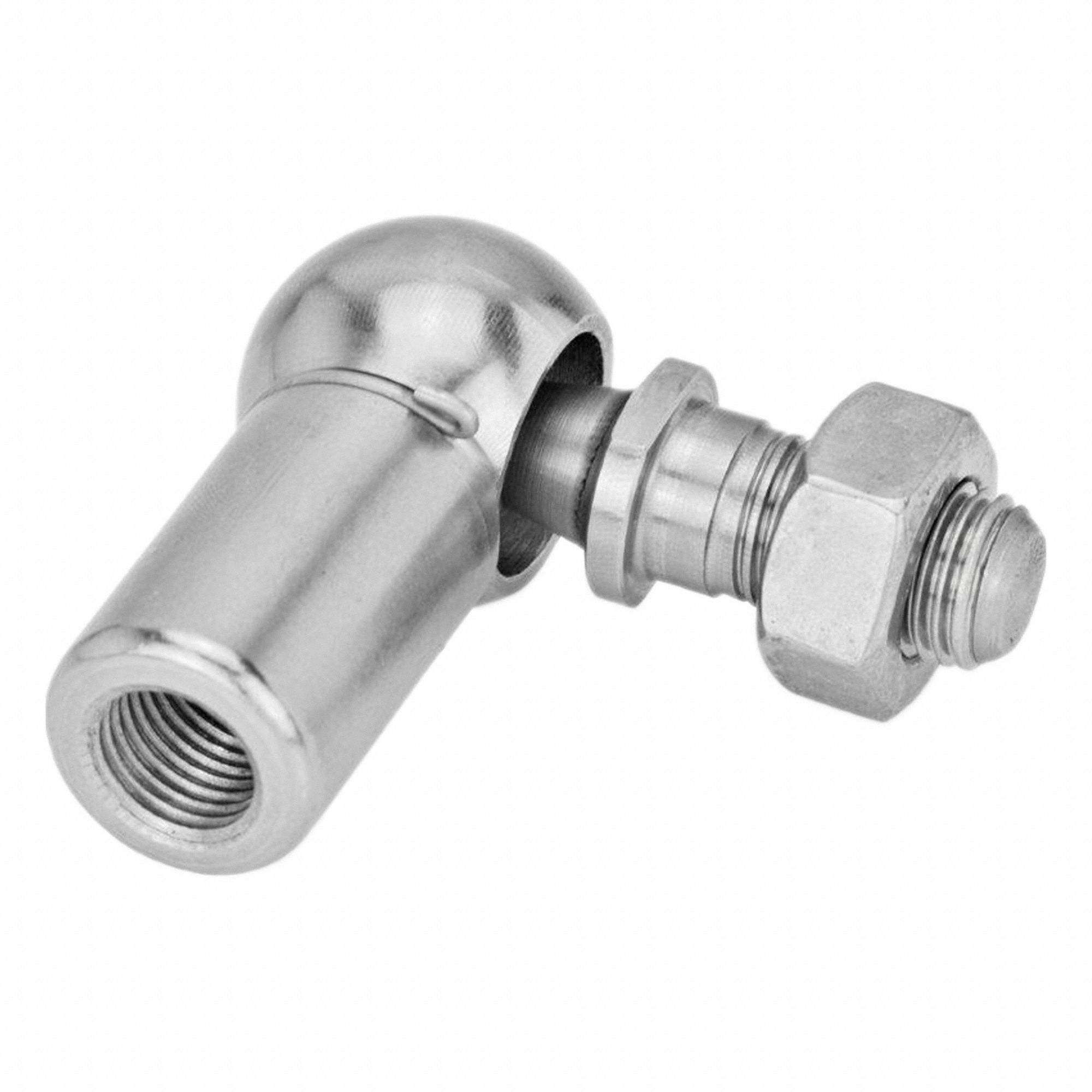 Ball Joint Linkages: Male Studded, Left Hand Thread, Stainless Steel, M10 Shank Thread Size