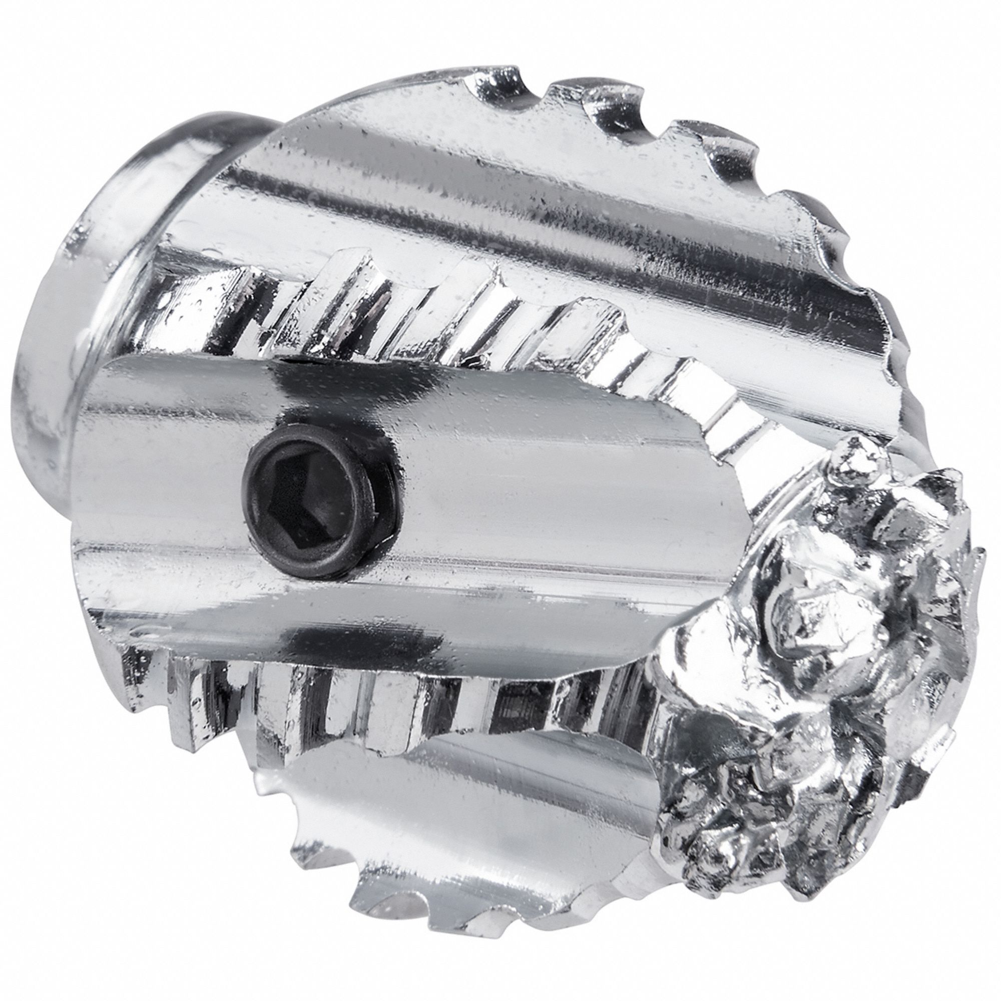 Drain Cleaning Attachment: 5/16 in Connection, 4 in Max. Pipe Dia., 1 3/16 in Lg.