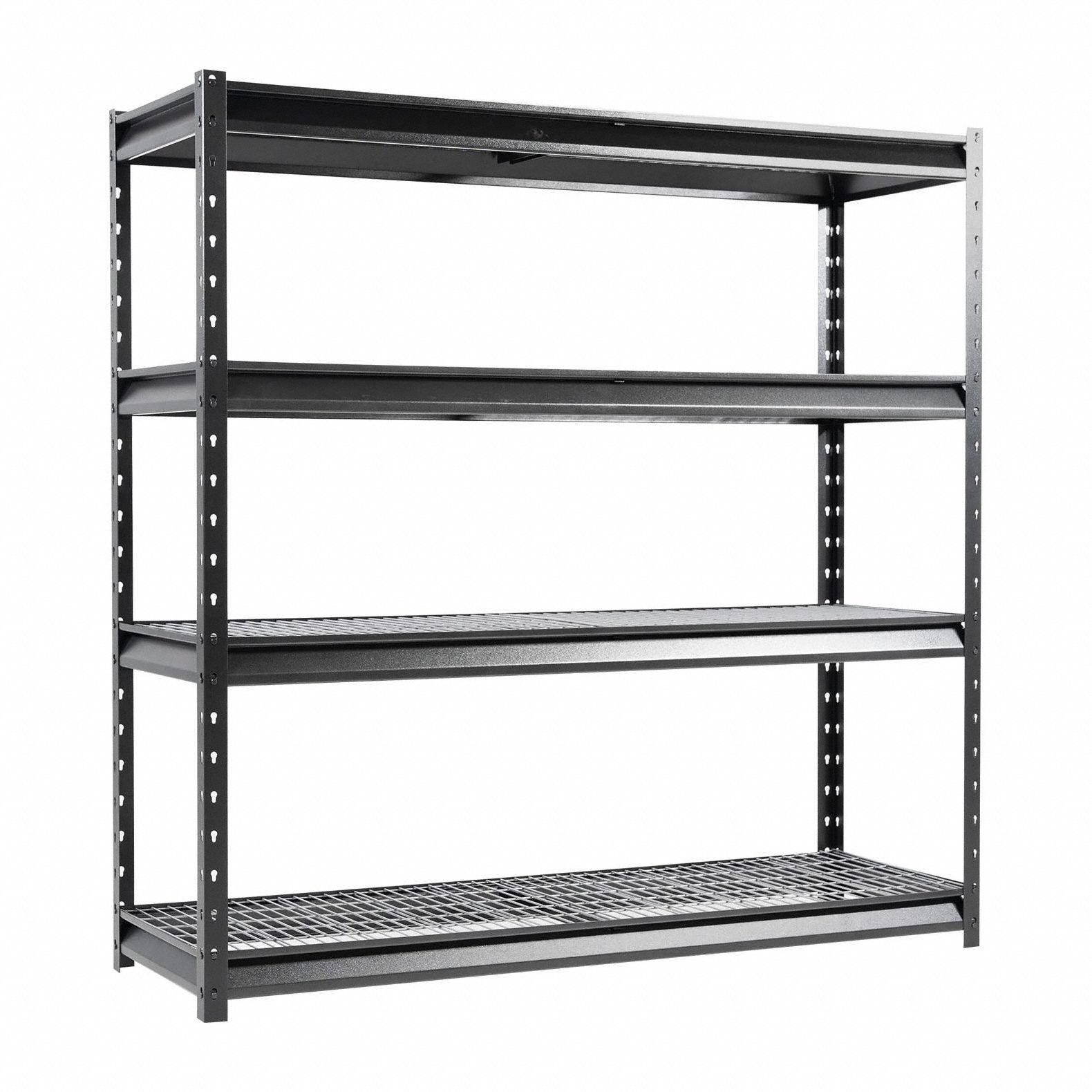 Standalone, Industrial, Metal Shelving - 852F19|ATLAS 722472