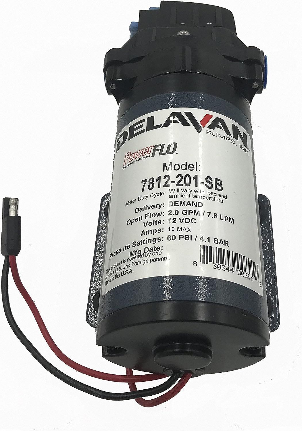 DIAPHRAGM PUMP,POLYP,3CMB,2GPM,60PSI