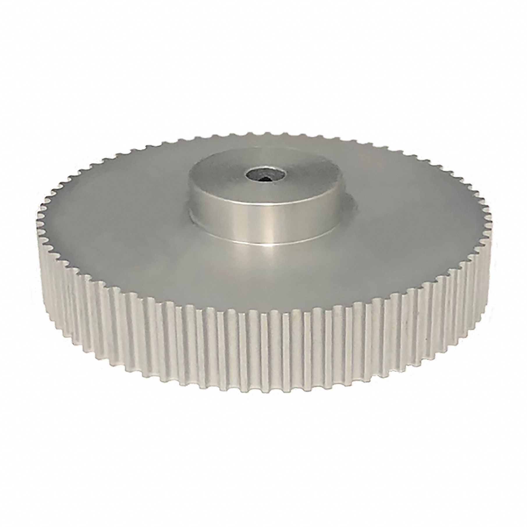 DAYTON Timing Pulley: Curvilinear, Fixed, For HTD Timing Belt Section, For 15 mm Belt Wd, 72 Teeth (MPN 72-5M15-6A5). Key specifications — Brand: DAYTON; Finish: Clear Anodized; For Belt Series: Powerhouse®.