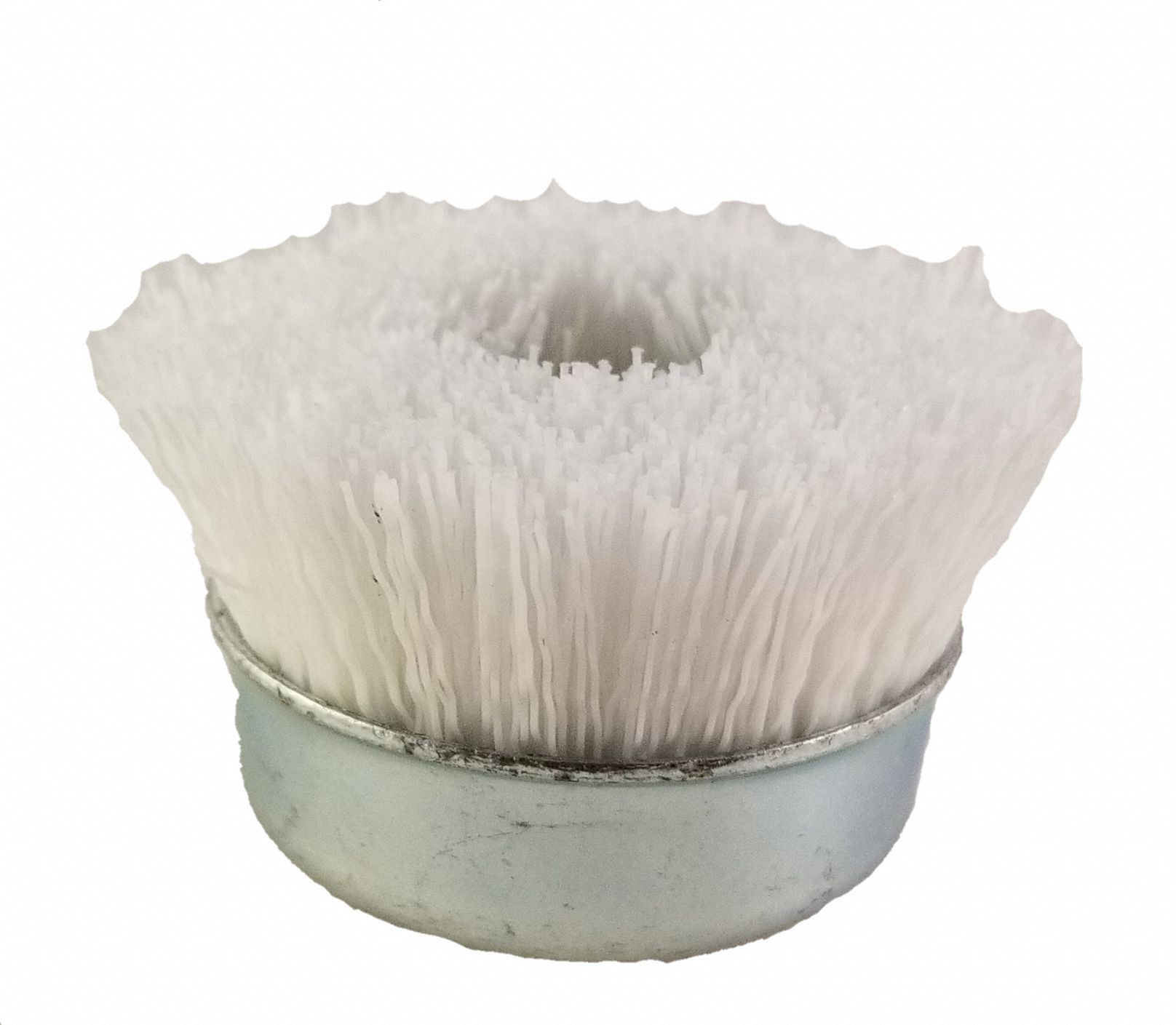 Nonabrasive Angle Grinder Brush, White