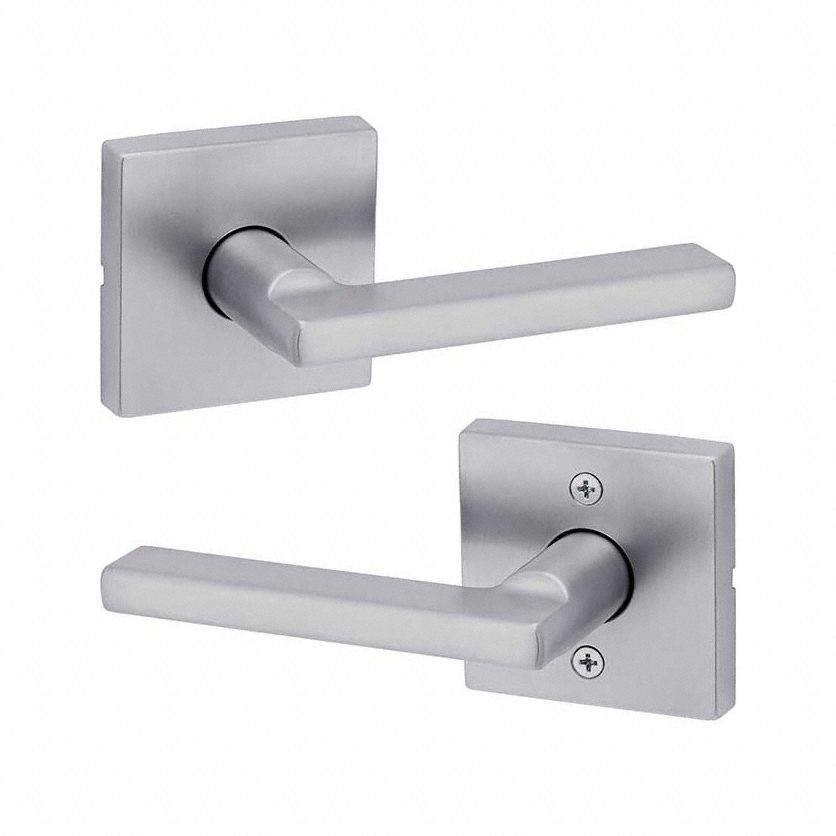 Door Lever Lockset: Passage Lever Locksets/Storeroom Lever Locksets, Chrome, ADA Compliant