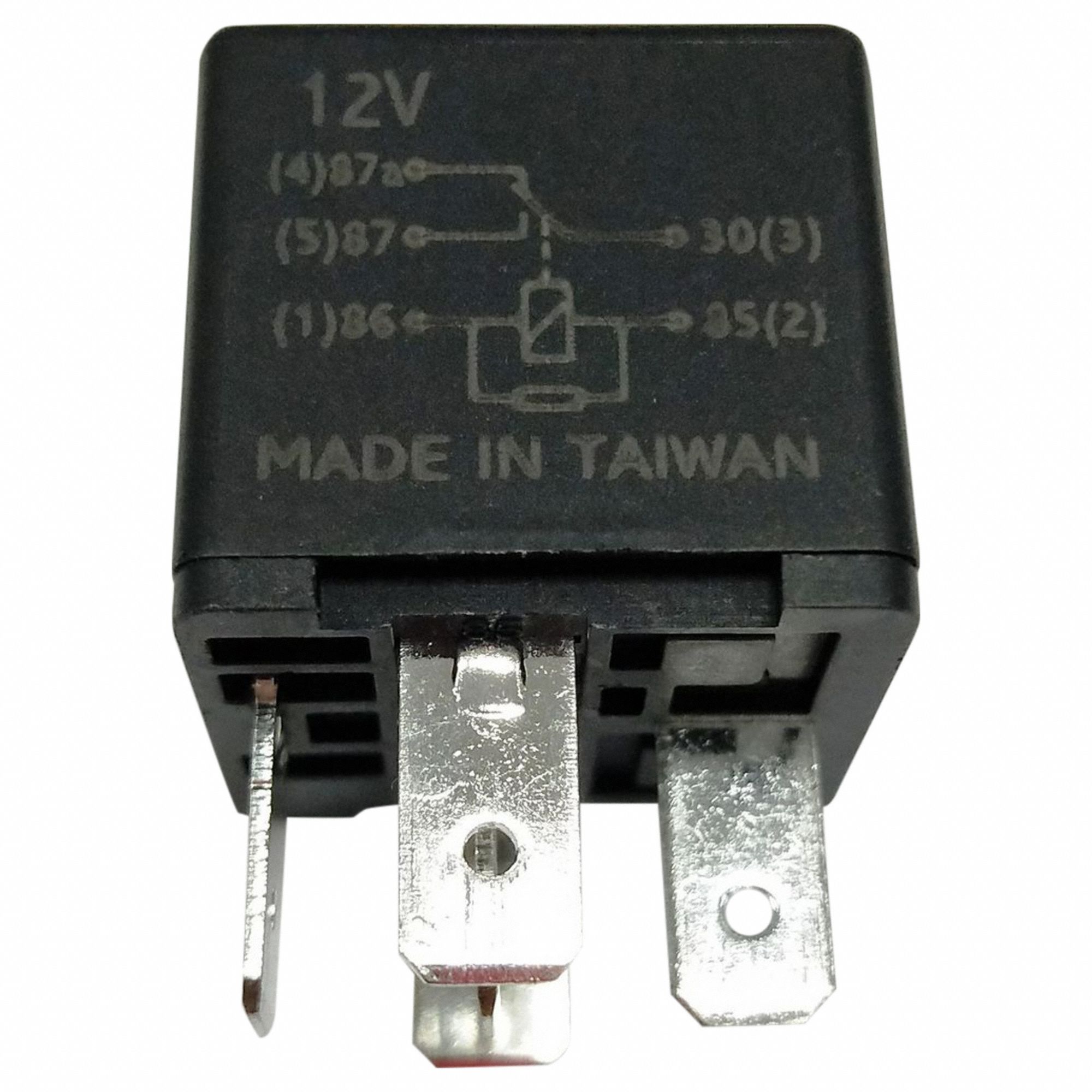 Automotive Relay: 12V DC, 5 Pins, B1 Configuration, SPDT, 20 A @ 12V Rating