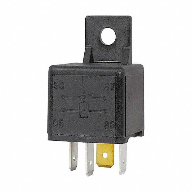 Automotive Relay: 24V DC, 5 Pins, B2 Configuration, SPDT, 10 A @ 24V Rating