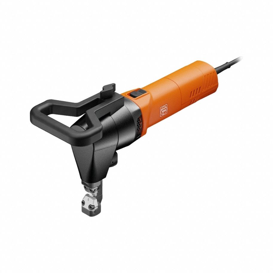 Nibbler: 3 1/2 in Min. Cutting Radius, 6 ga Capacity (Steel), 13 ga Capacity (Stainless Steel)