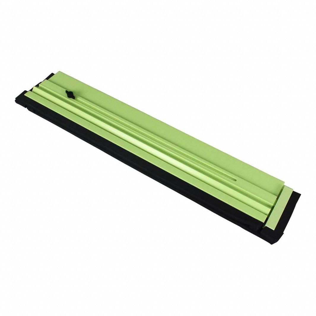 EXPANDABLE FLOOR DAM, 1 STRAIGHT SECTION, PLASTIC WITH RUBBER SEAL, GREEN, YELLOW